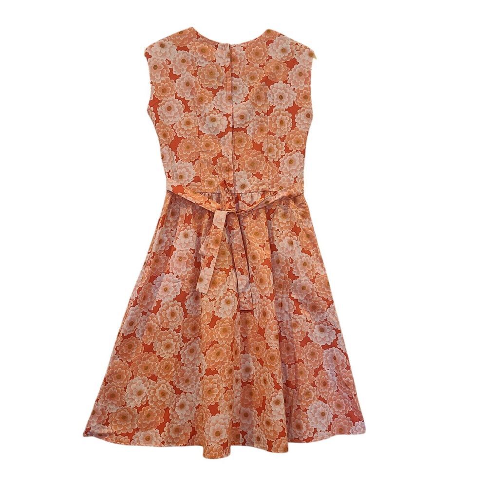 Heart‎ of Haute Pink Small Dress Fit Flare Sweatheart Neck Floral Coquette - Picture 3 of 9